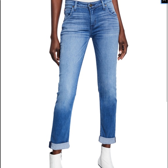 Hudson Jeans Denim - Hudson Bacara crop cuffed five pocket jeans